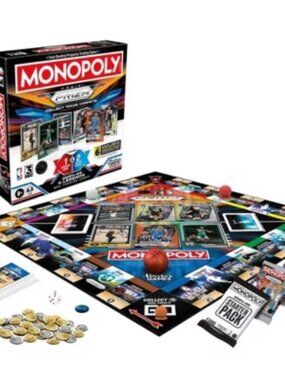 NEW Monopoly Prizm NBA Board Games - 2 Packs + 1 Starter Pack